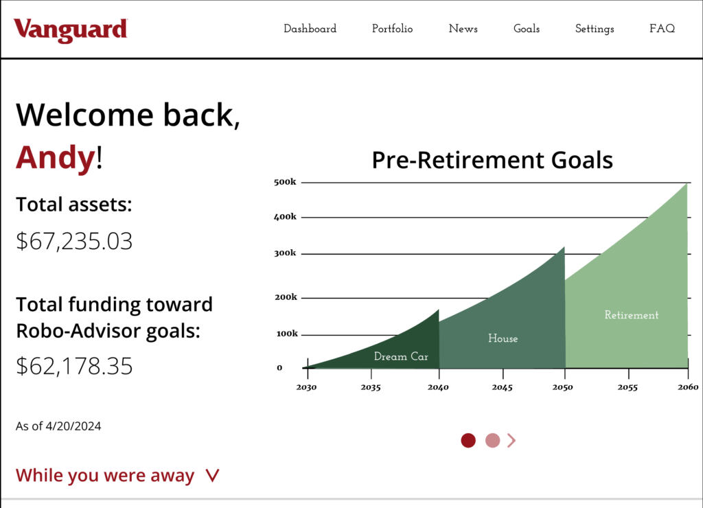 Vanguard Robo-Advisor Redesign