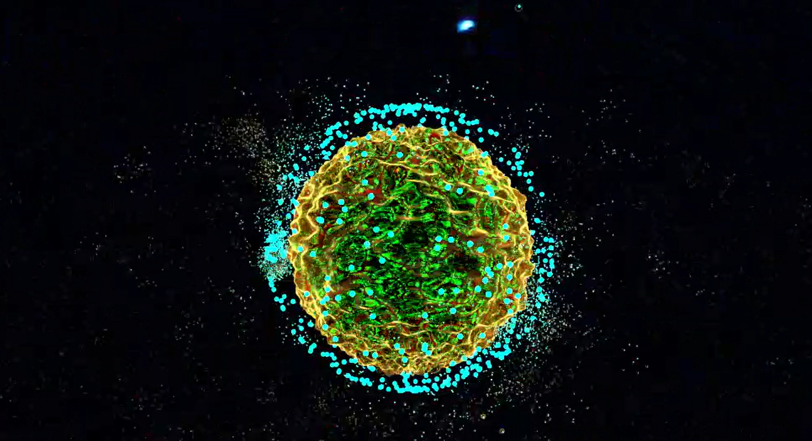 Gamma Ray Burst 3D Animation